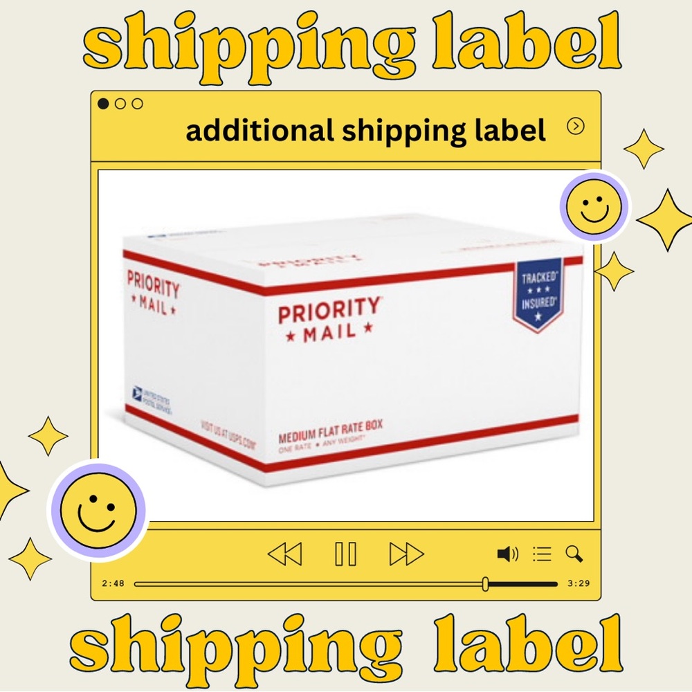 Additional Shipping Label - Picture 1 of 1